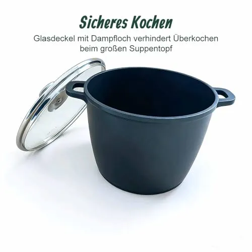 Relaxdays Suppentopf XXL 7