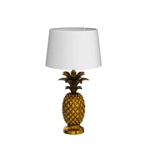 Relaxdays Tischlampe Ananas