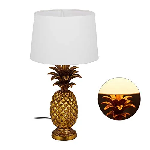 Relaxdays Tischlampe Ananas 4