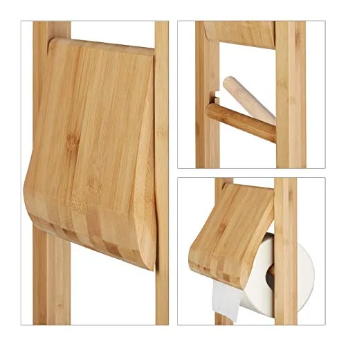 Relaxdays Toilettenpapierhalter 5