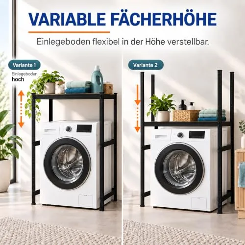 Relaxdays Waschmaschinenregal 5