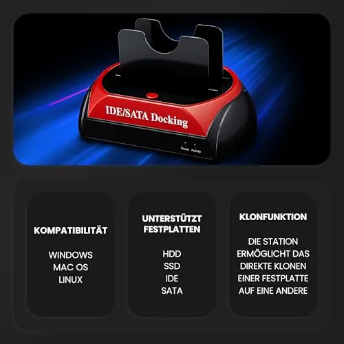 Retoo Festplatten Docking Station 2