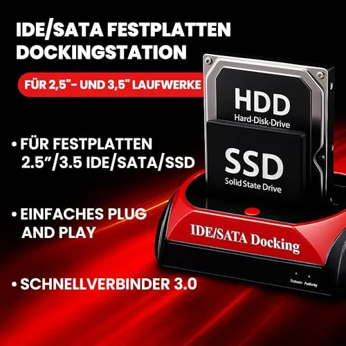 Retoo Festplatten Docking Station 3