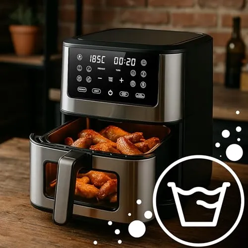 Retoo Heißluftfritteuse 8L XXL 7