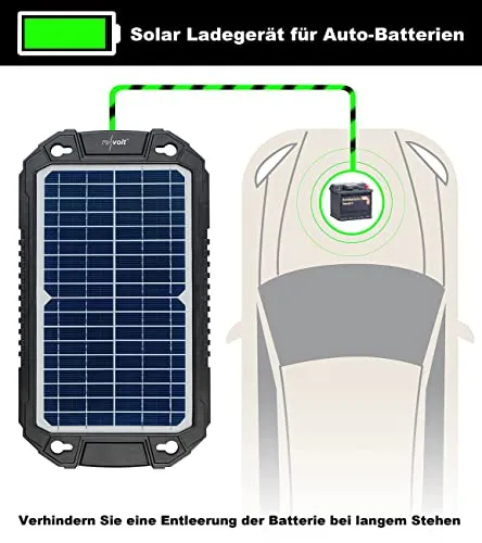 revolt Solar Ladegerät 4