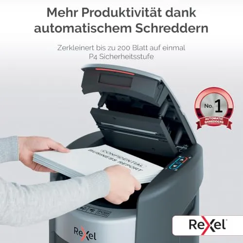 Rexel ShredMax AutoFeed+ 200X 2
