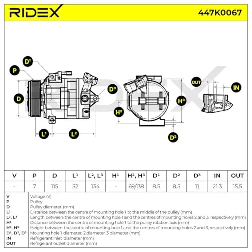 RIDEX A/C Kompressor 4
