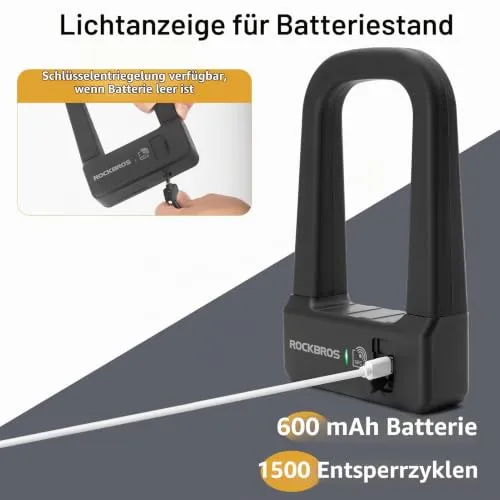 ROCKBROS Bügelschloss UC 5