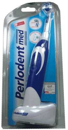 Rossmann Perlodent med Elektrozahnbürste