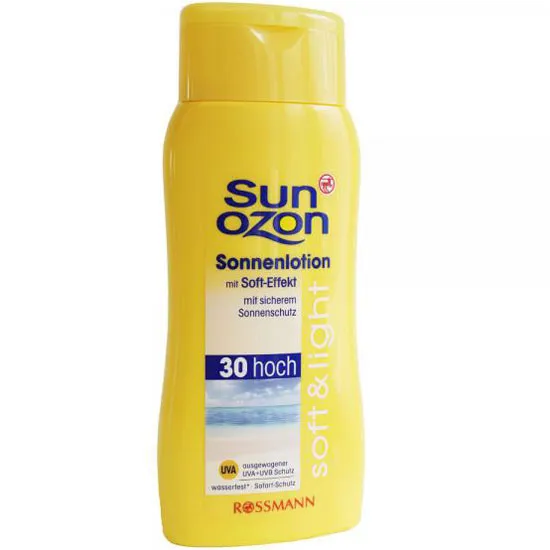 Rossmann Sun Ozon Sonnenlotion Soft & Light
