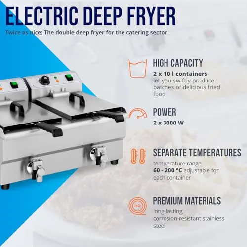 Royal Catering Elektro-Fritteuse 2