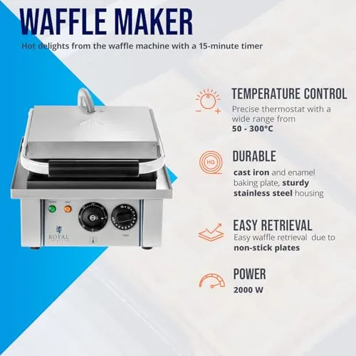 Royal Catering Waffeleisen UC 2