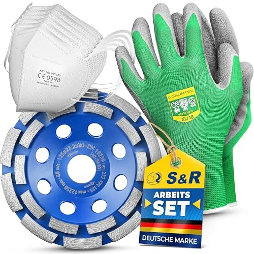 S&R Diamantschleiftopf Set 5