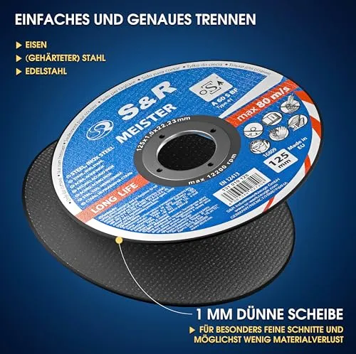 S&R Professional Trennscheiben 125 3