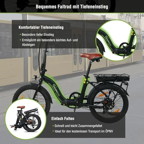 SachsenRAD E-Folding Bike F2 5