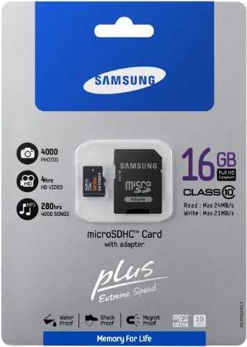 Samsung 16GB Klasse 10 Micro-SDHC 2