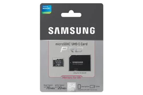 Samsung Pro 64 GB Class 10 UHS-I Micro-SDXC 6