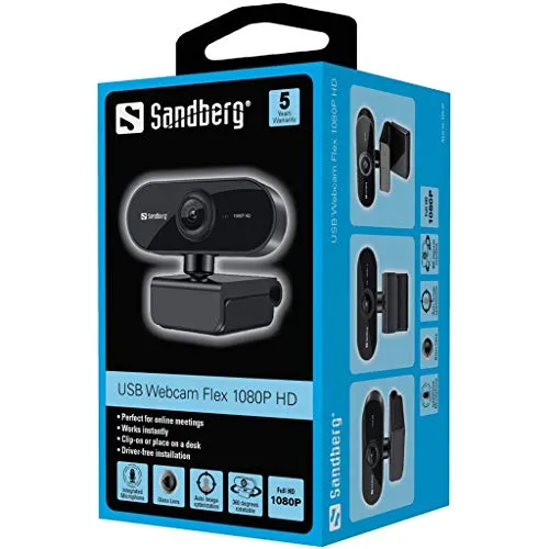 Sandberg USB Webcam Flex 1080P HD 2