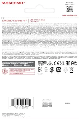 SANDISK Extreme Fit 2