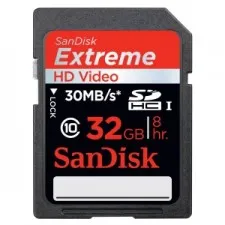 Sandisk Extreme HD Video Klasse 10 SDHC UHS-1 32GB 2