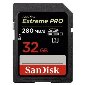 SanDisk Extreme Pro SDHC UHS-II 280 MB/s 32GB