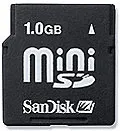 Sandisk Mini SD 1 GByte