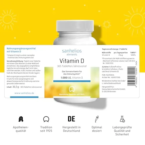 Sanhelios Sonnenvitamin D 1000 I.E. 4