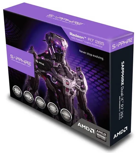 Sapphire Dual-X Radeon R7 265 2GB 3