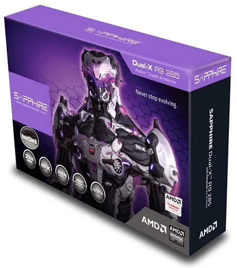 Sapphire Radeon R9 285 Dual-X OC 3