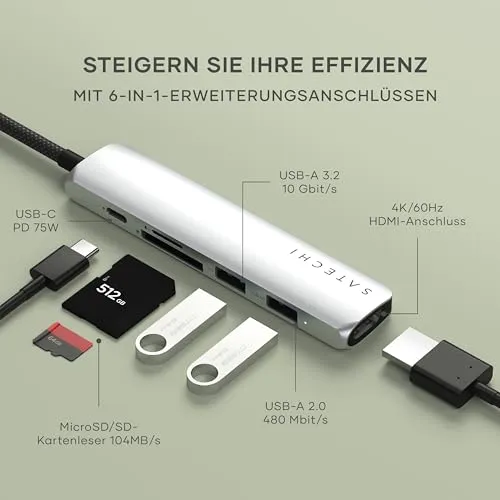 SATECHI Hub Slim Plus 2