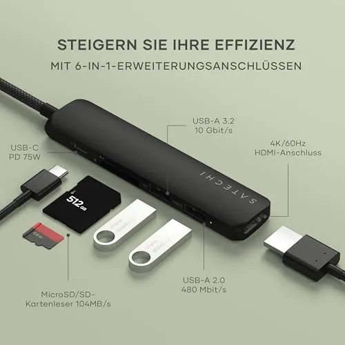 SATECHI Hub USB-C Slim Plus 2