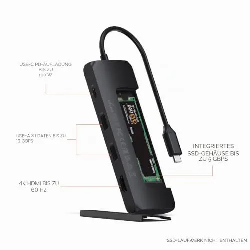 SATECHI USB-C Hub 5-in-1