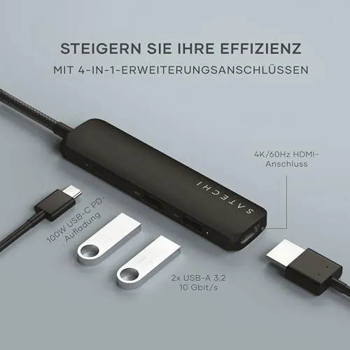 SATECHI USB-C Hub Slim Plus 2
