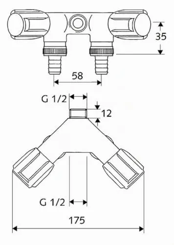Schell NA-Doppelventil COMFORT 2