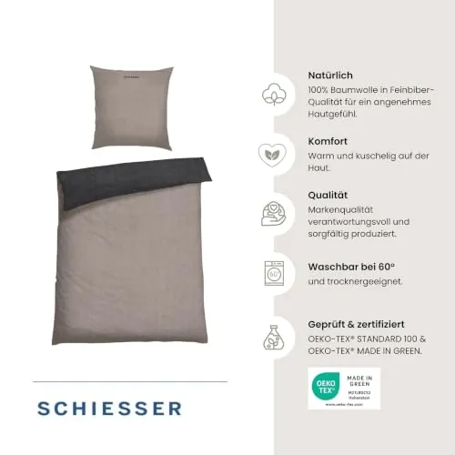 Schiesser Bettwäsche 155x220 2