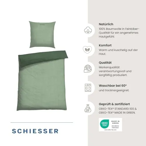 Schiesser Bettwäsche 155x220 cm 2