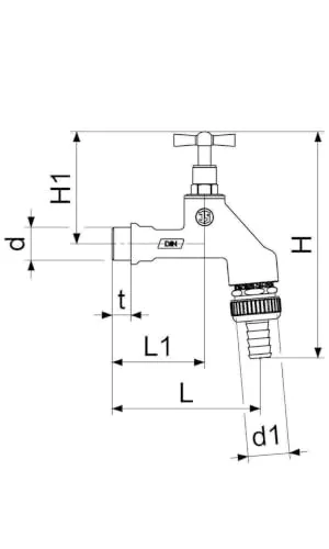 Schlösser Armaturen DVGW-Auslaufventil UC 2
