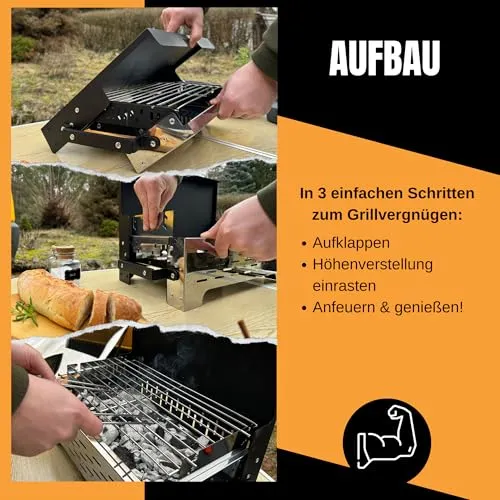 SCHNEIDERFREUDE Klappgrill 2.0 2