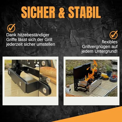 SCHNEIDERFREUDE Klappgrill 2.0 3