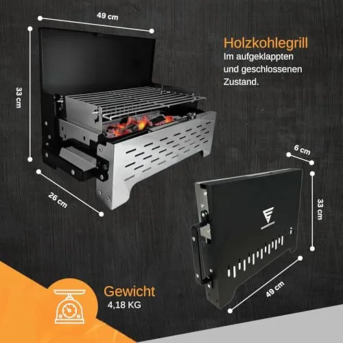 SCHNEIDERFREUDE Klappgrill 2.0 4