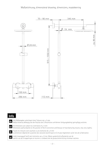 Schulte Duschmaster Rain EP9641-68 4