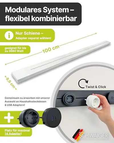 SCHWAIGER Steckdosenleiste UC