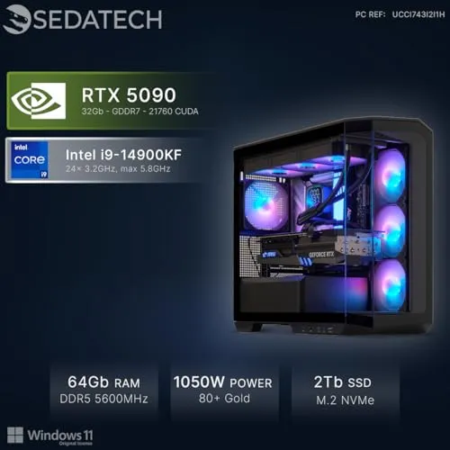 Sedatech Gaming PC i9-14900KF RTX 5090
