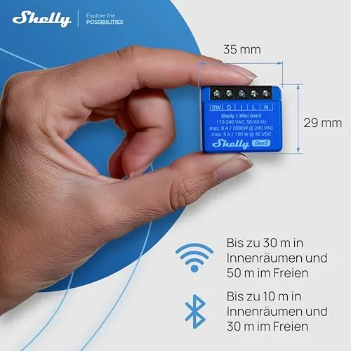 Shelly 1 Mini Gen3 3