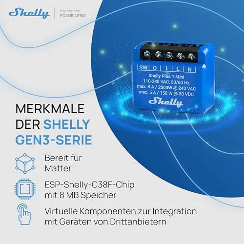 Shelly 1 Mini Gen3 7