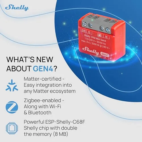 Shelly 1PM Mini Gen4 7