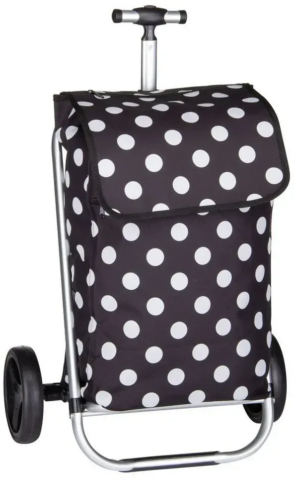 Shopping Trolley dots white