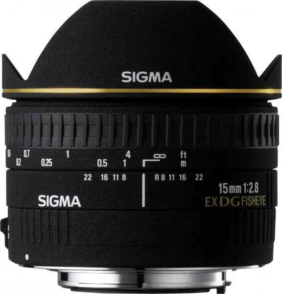 Sigma 2,8/15 mm EX DG Diagonal-Fisheye