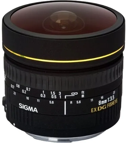 Sigma 3,5/8 mm EX DG Zirkular-Fisheye