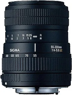 Sigma 4,0-5,6/55-200 mm DC